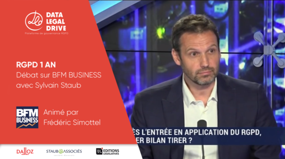 Sylvain Staub sur BFM TV pour les 1 ans du RGPD