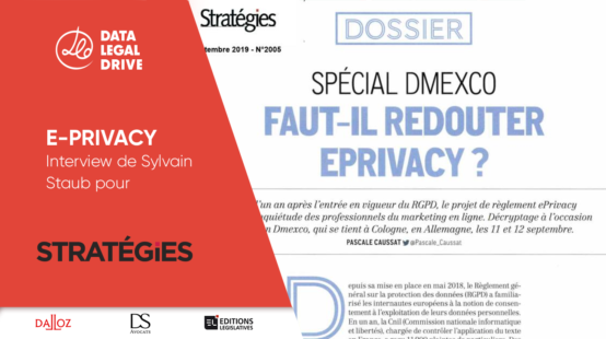 Sylvain Staub interviewé par Stratégies sur le thème de l'e-privacy