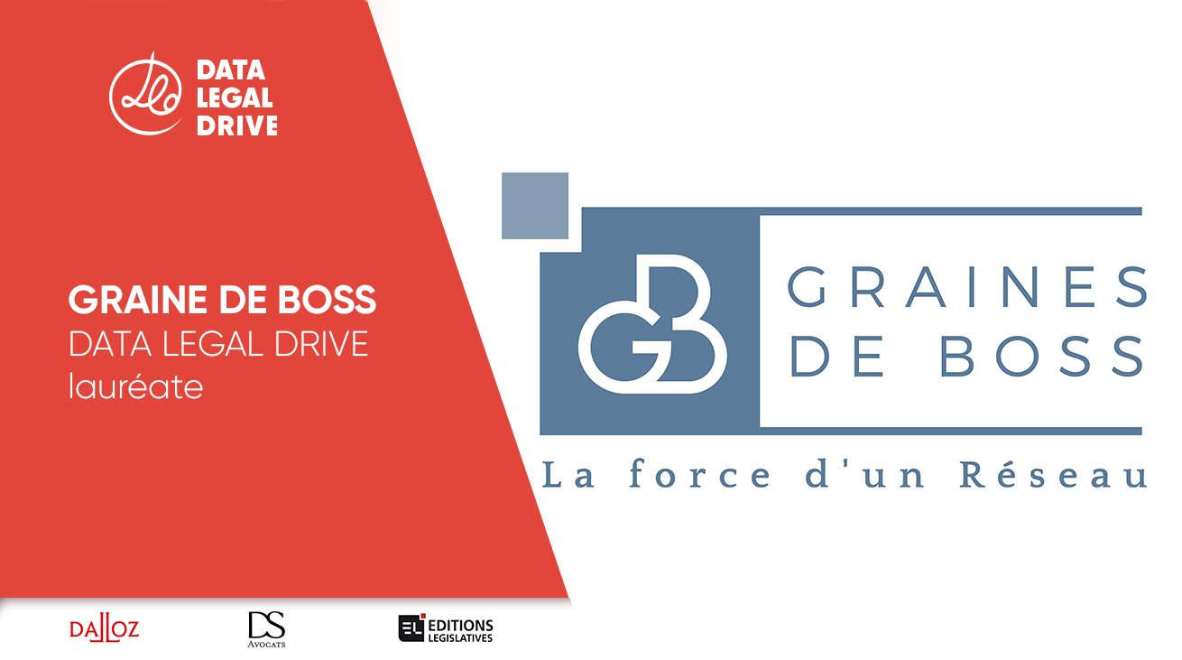 Graines de boss DATA LEGAL DRIVE lauréate