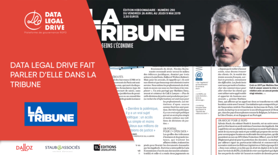 DATA LEGAL DRIVE citée dans la tribune