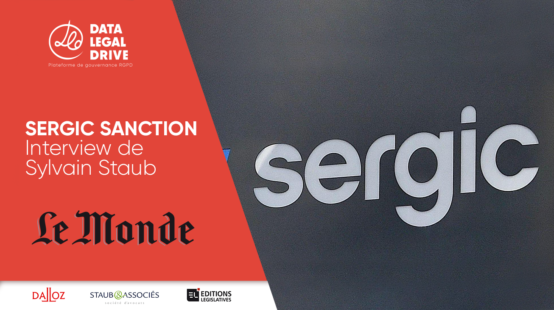 Interview de Sylvain Staub pour Le Monde à Propos de la sanction de Sergic